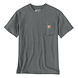 Carhartt Irvine Trucker 3D Logo Weathered Ash Heather T-Shirt Heren