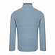 Weird Fish Newark 1/4 Zip Grid Light Blue Fleece Trui Heren