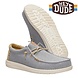 Hey Dude Wally Braided Flannel Grey/Olive Instappers Heren