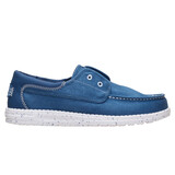 Hey Dude Wally Cru Stretch Canvas Ensign Blue Multi Instappers Heren