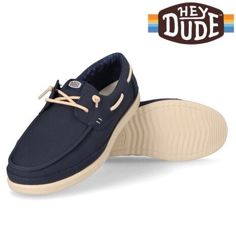 Hey Dude Harbor Lo Classic Navy Blazer Instappers Heren