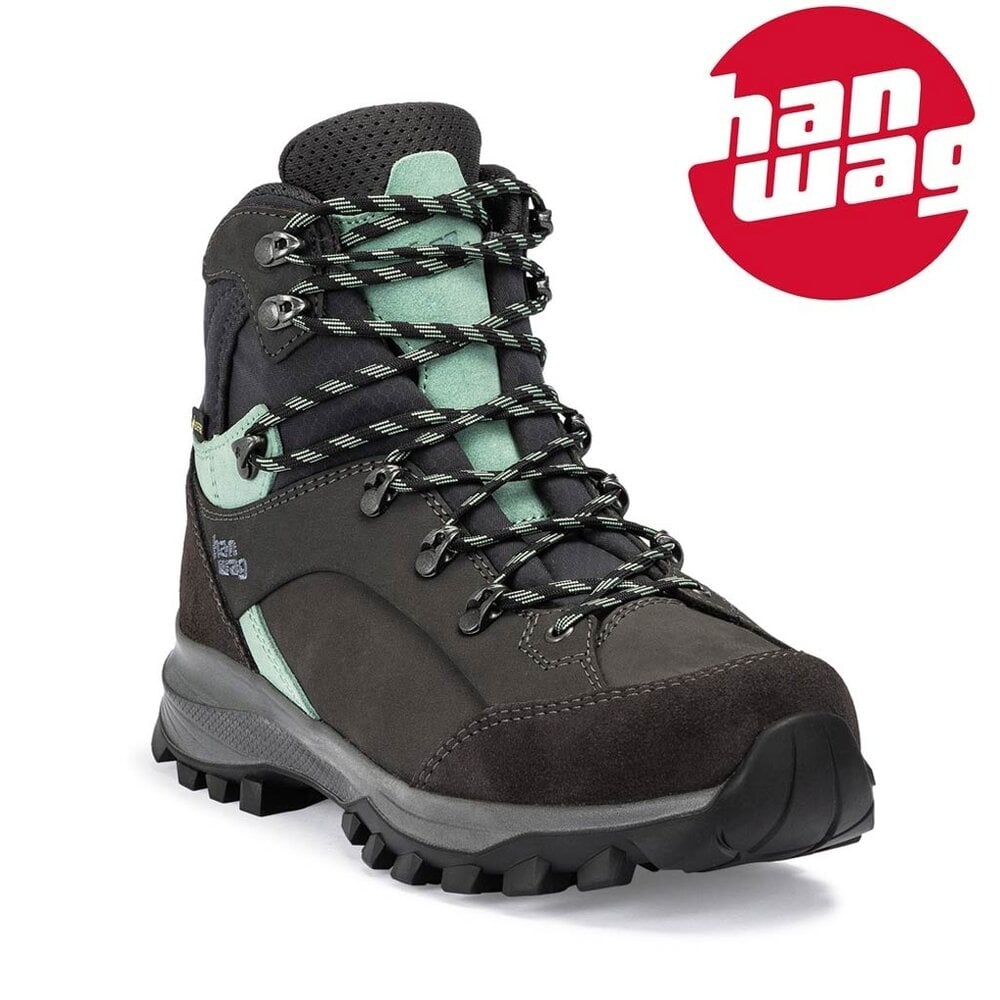 Hanwag Alta Bunion II Lady GTX Asphalt Mint Wandelschoenen Dames