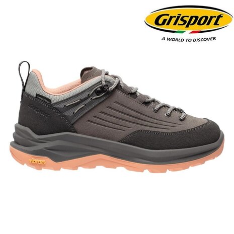 Grisport Overland Grey/Peach Low Wandelschoenen