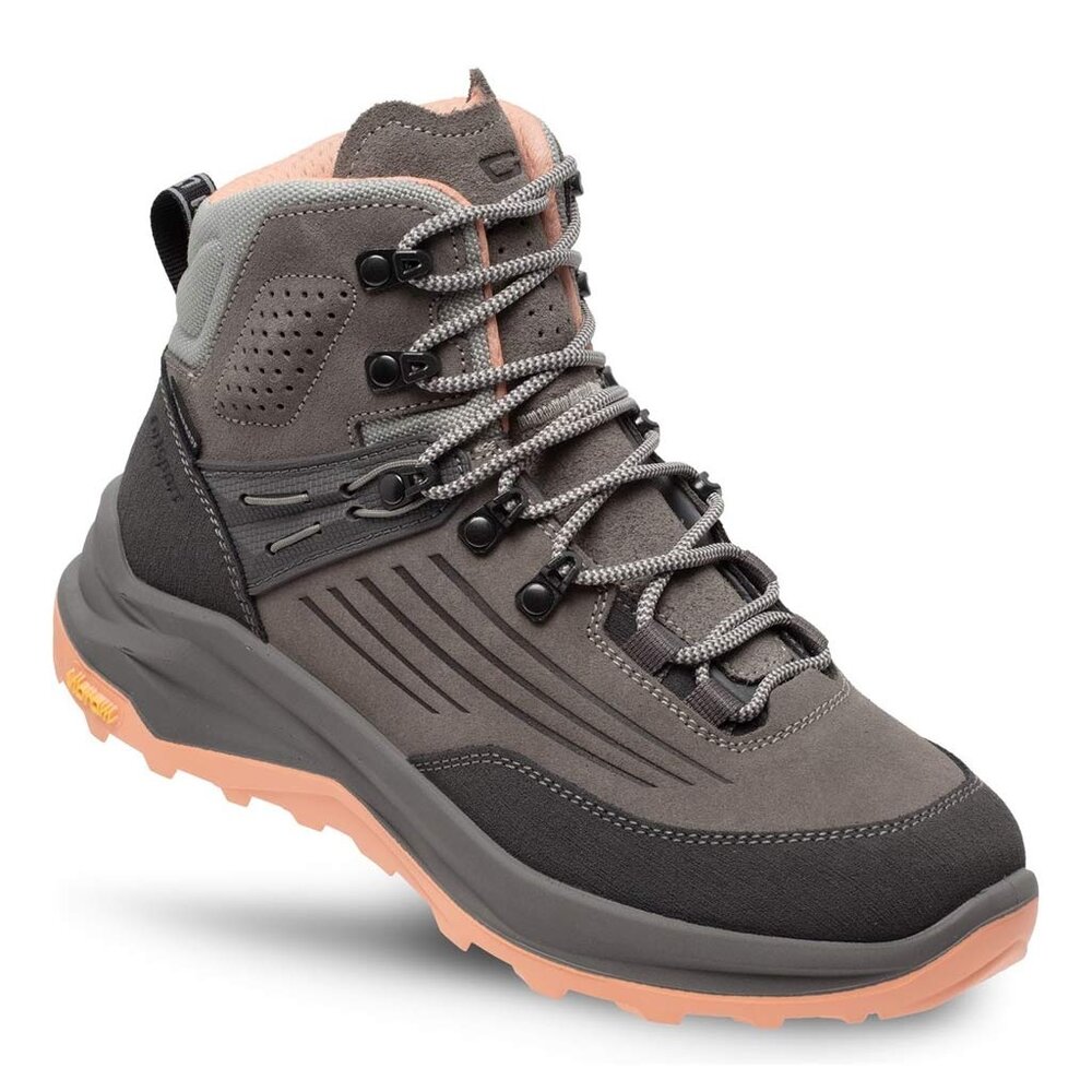 Grisport Overland Grey/Peach Mid Wandelschoenen