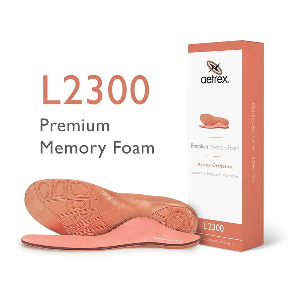 Aetrex Premium Memory Foam L2300 Inlegzolen Dames