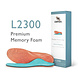 Aetrex Premium Memory Foam L2300 Inlegzolen Heren