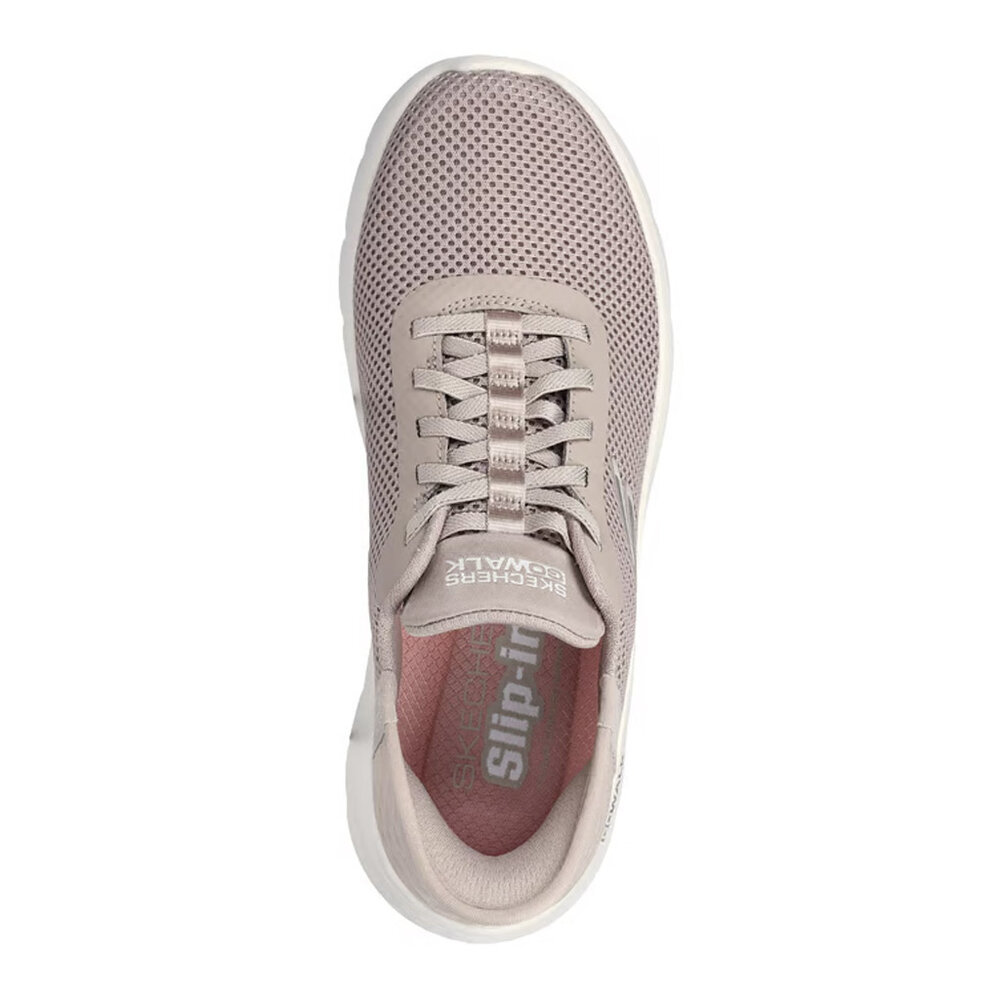 Skechers Go Walk Flex Grand Entry Taupe Wandelsneakers Dames