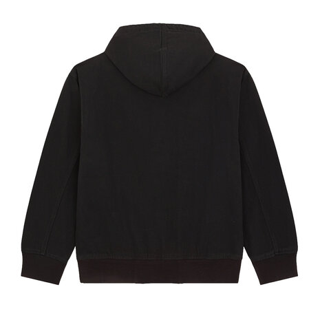 Dickies Unlined Canvas Zwart Hooded Bomber Jack Heren