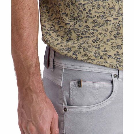 Timezone Slim ScottyTZ Light Grey Shorts Heren