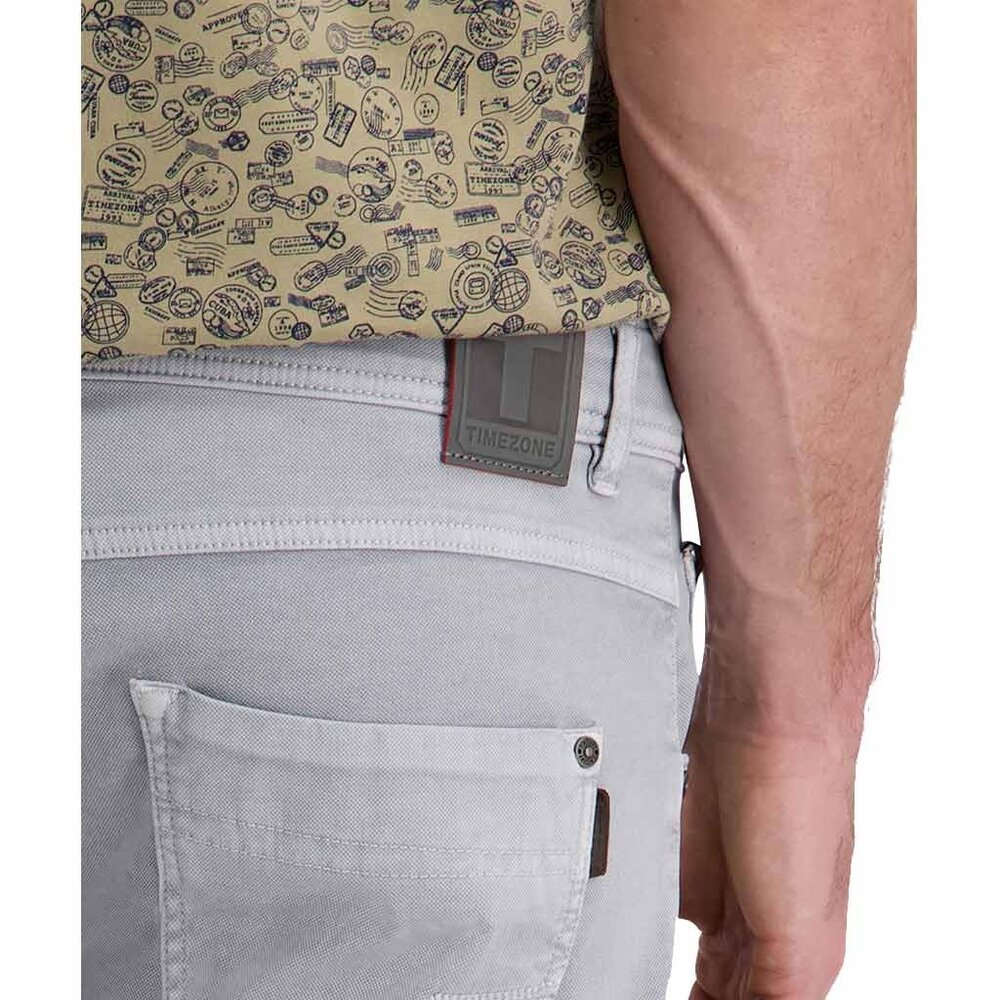 Timezone Slim ScottyTZ Light Grey Shorts Heren