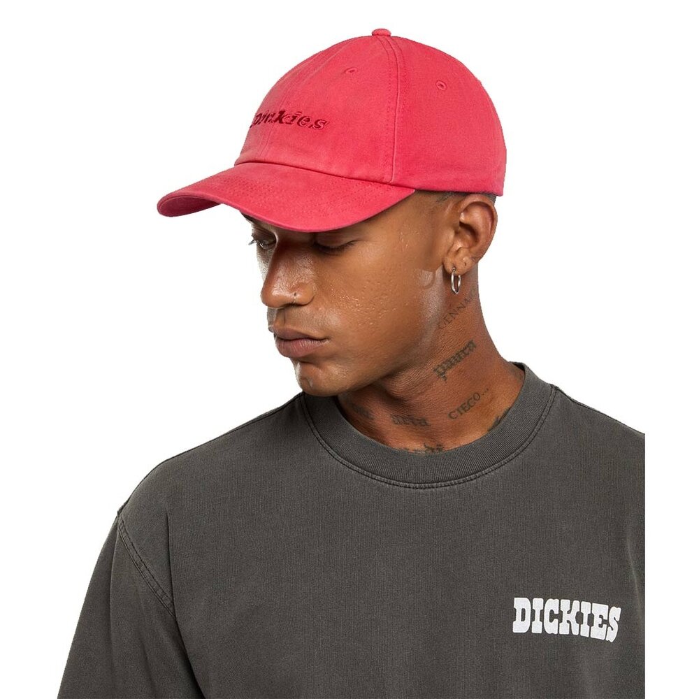 Dickies Middlefield Wash Red Dad Cap