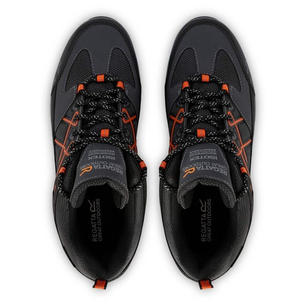 Regatta Samaris Low Isotex Granite Blaze Orange Wandelschoenen Heren