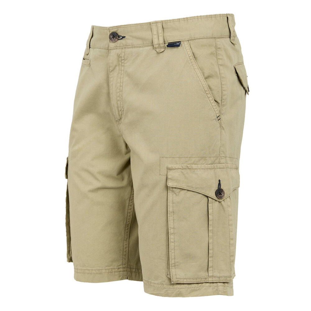 Regatta Shorebay White Pepper Cargo Shorts Heren
