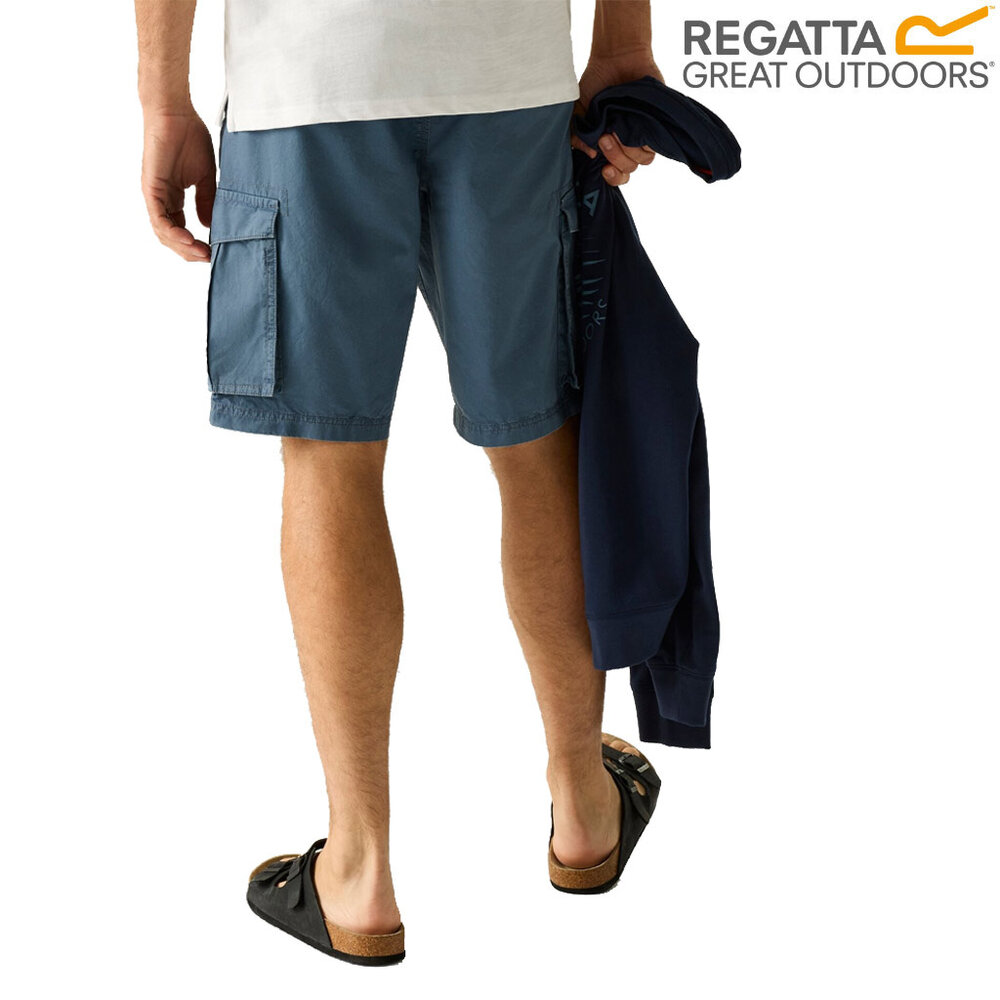 Regatta Shorebay China Blue Cargo Shorts Heren