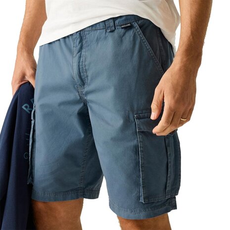Regatta Shorebay China Blue Cargo Shorts Heren