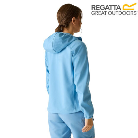 Regatta Arec Washed Denim Softshell Jas Dames