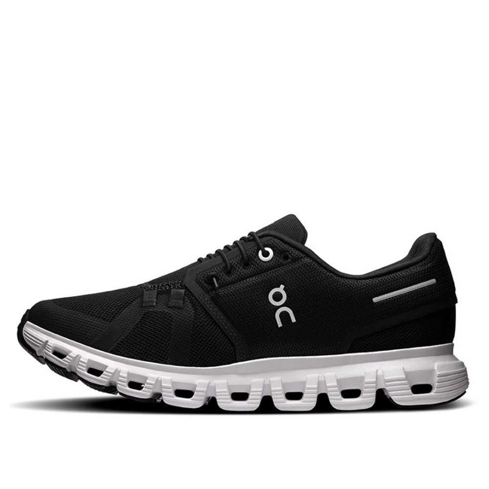 ON Cloud 6 Black White Wandelschoenen Heren