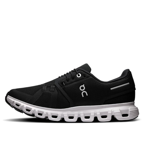 ON Cloud 6 Black White Wandelschoenen Heren