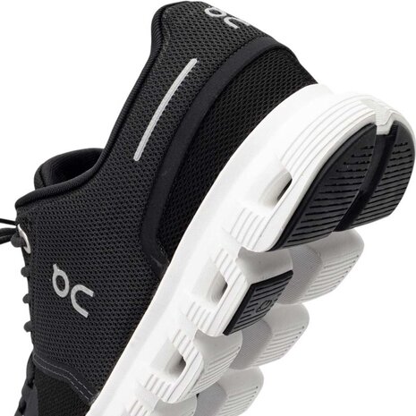 ON Cloud 6 Black White Wandelschoenen Heren