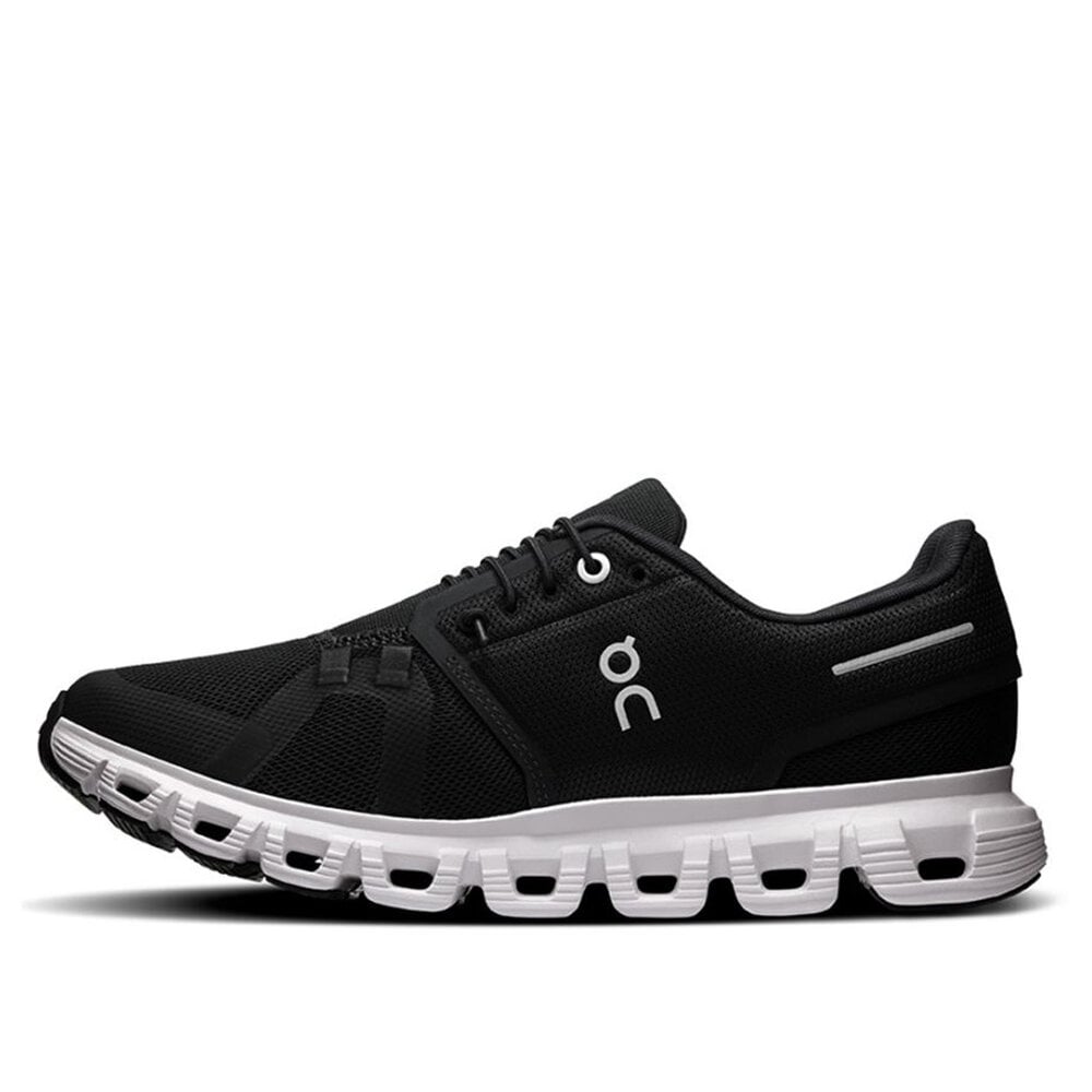ON Cloud 6 Black White Wandelschoenen Dames
