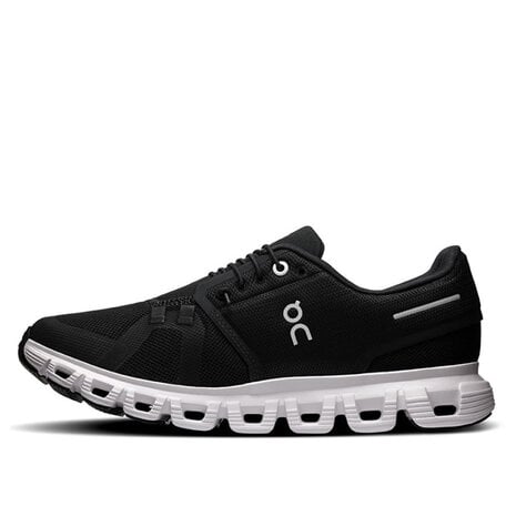 ON Cloud 6 Black White Wandelschoenen Dames