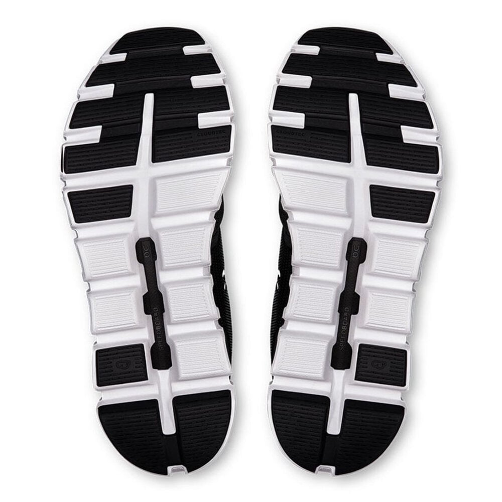 ON Cloud 6 Black White Wandelschoenen Dames
