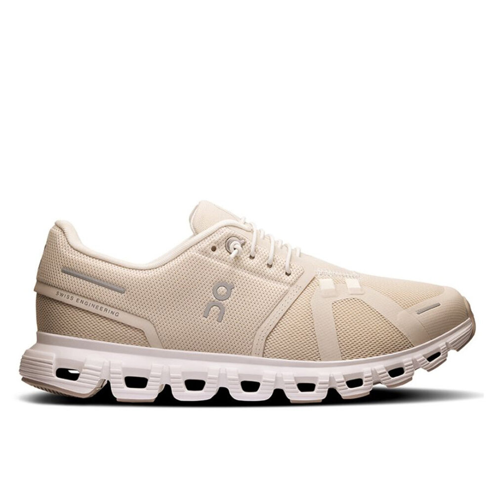 ON Cloud 6 Pearl White Wandelschoenen Dames