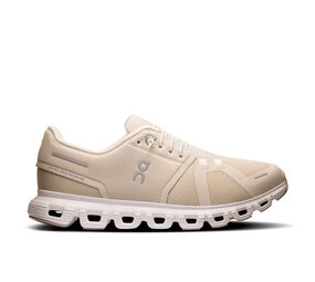 ON Cloud 6 Pearl White Wandelschoenen Dames