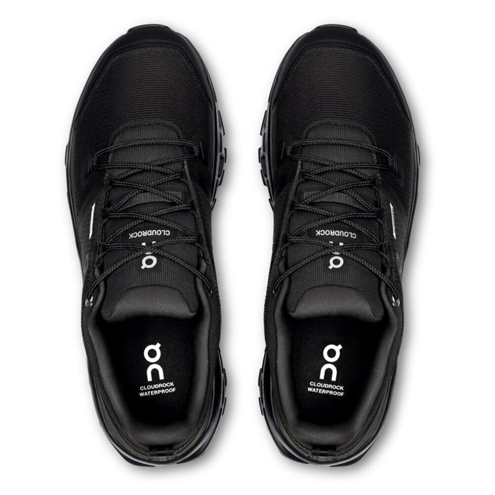 On Running Cloudrock Low WP Zwart Wandelschoenen Heren