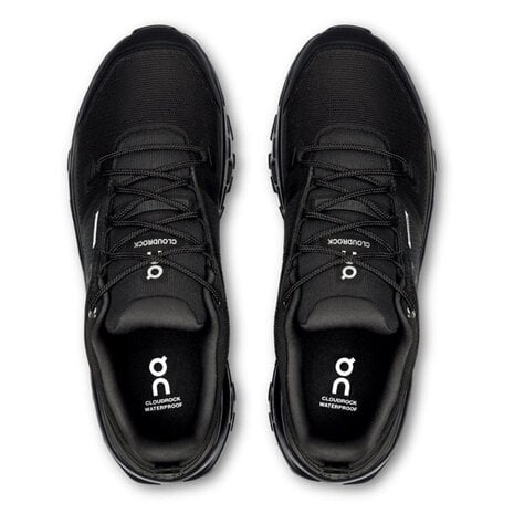 ON Cloudrock Low WP Zwart Wandelschoenen Heren ON Cloudrock Low WP Zwart Wandelschoenen Heren