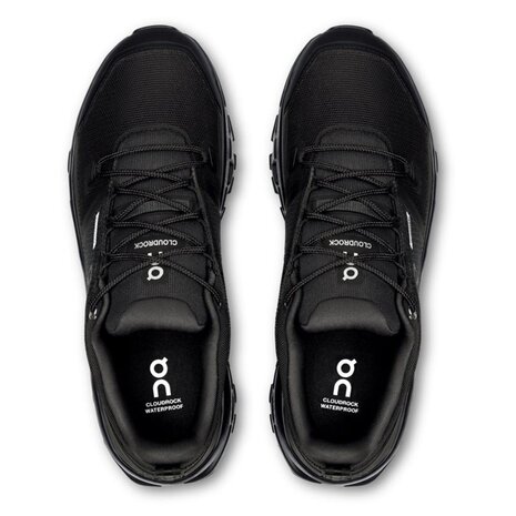 On Running Cloudrock Low WP Zwart Wandelschoenen Heren