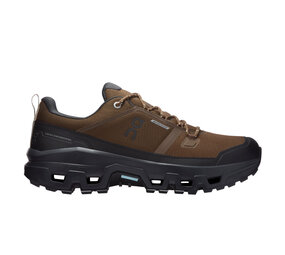 ON Cloudrock Low WP Earth Black Wandelschoenen Heren