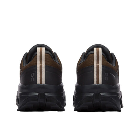 ON Cloudrock Low WP Earth Black Wandelschoenen Heren