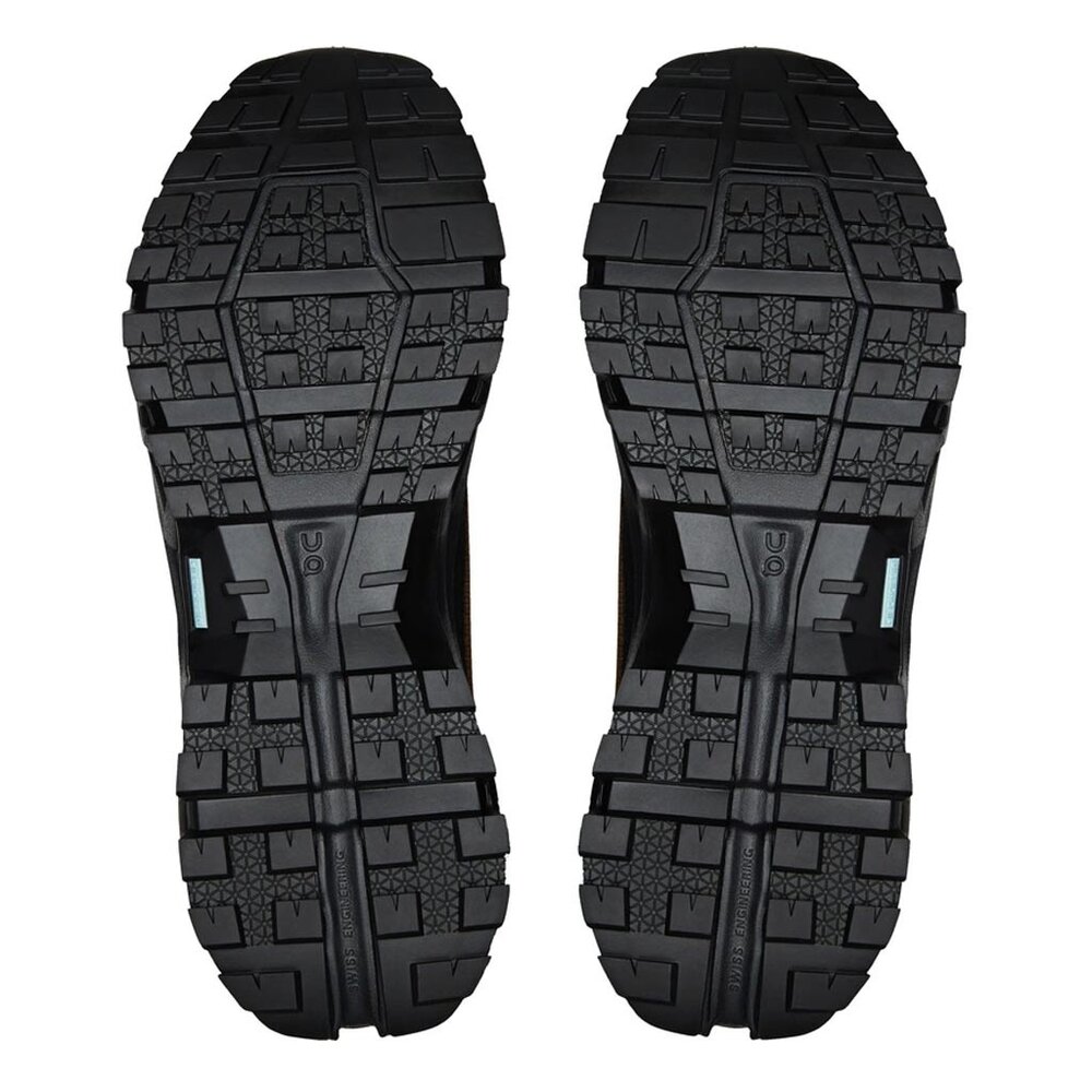 ON Cloudrock Low WP Earth Black Wandelschoenen Heren