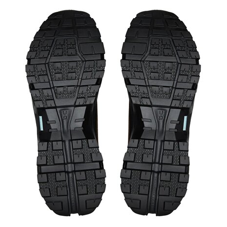 ON Cloudrock Low WP Earth Black Wandelschoenen Heren