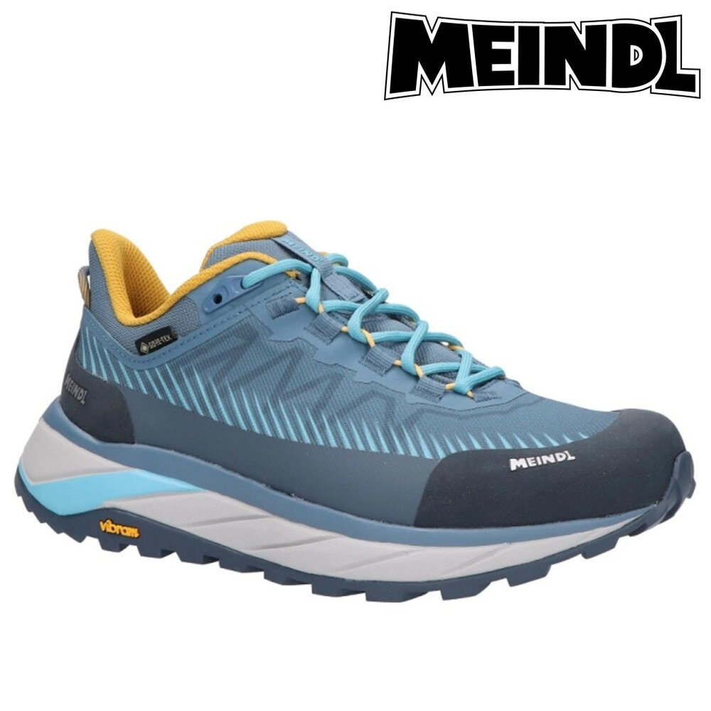 Meindl Eldora GTX Jeans Ocker Wandelschoenen Dames