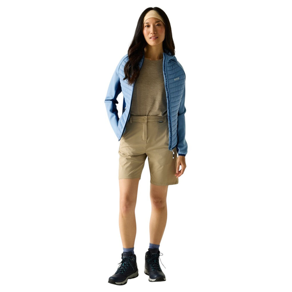 Regatta Andreson Hybrid Washed Denim Aviator Blue Zomerjas Dames