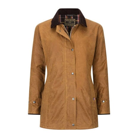 Walker and Hawkes Victoria Beige Waxjas Dames Walker and Hawkes Victoria Beige Waxjas Dames