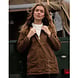 Walker and Hawkes Victoria Beige Waxjas Dames Walker and Hawkes Victoria Beige Waxjas Dames