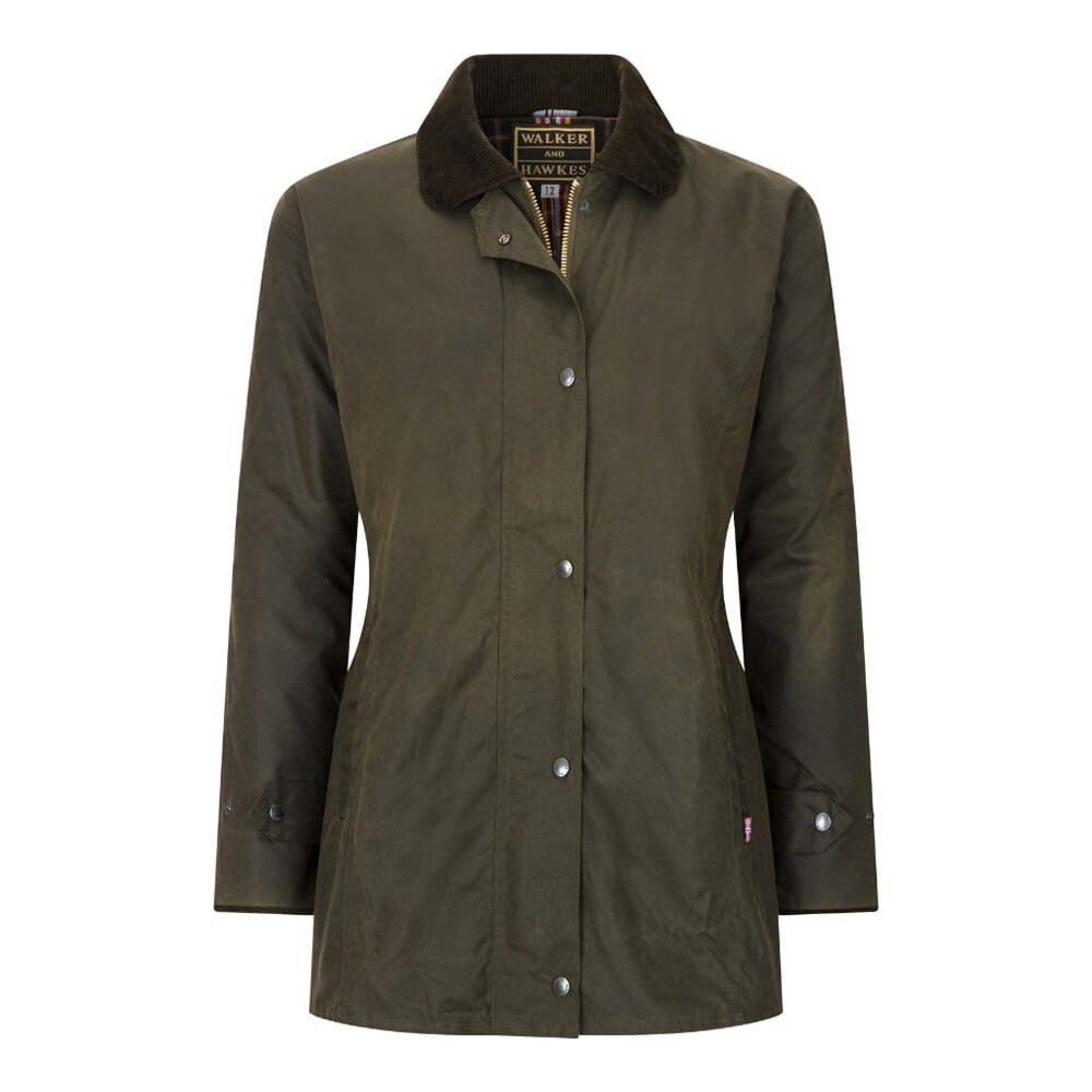 Walker and Hawkes Victoria Olive Waxjas Dames