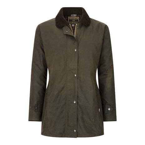 Walker and Hawkes Victoria Olive Waxjas Dames