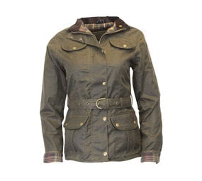 Walker and Hawkes Florence Olive Motorcycle Waxjas Dames