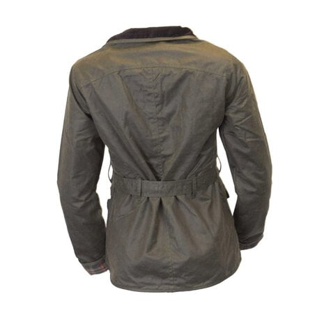 Walker and Hawkes Florence Olive Motorcycle Waxjas Dames