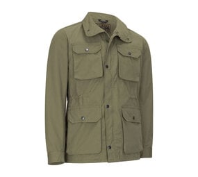 Walker and Hawkes Lightweight Highbridge Olive Safari Jas Heren
