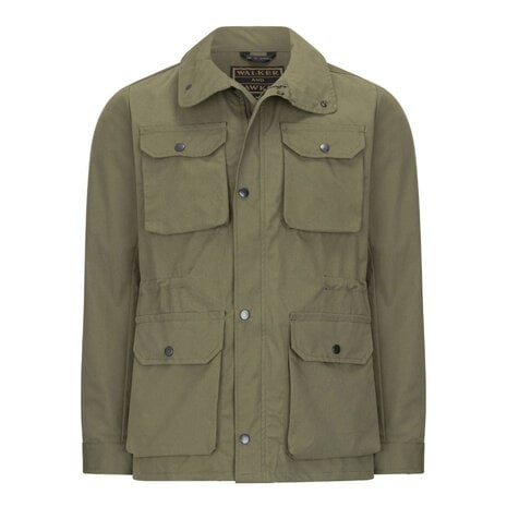 Walker and Hawkes Lightweight Highbridge Olive Safari Jas Heren Walker and Hawkes Lightweight Highbridge Olive Safari Jas Heren