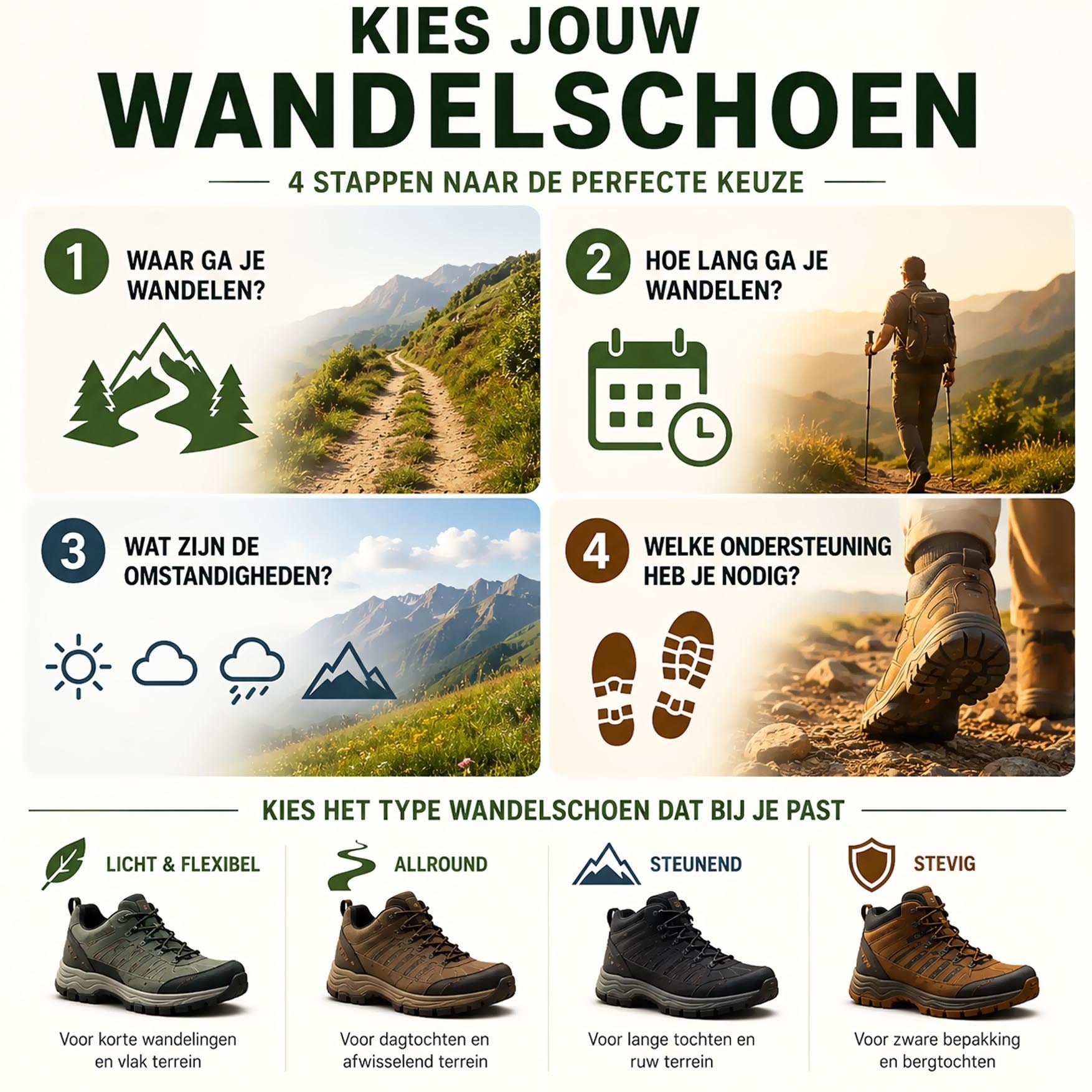 Keuzehulp Wandelschoenen