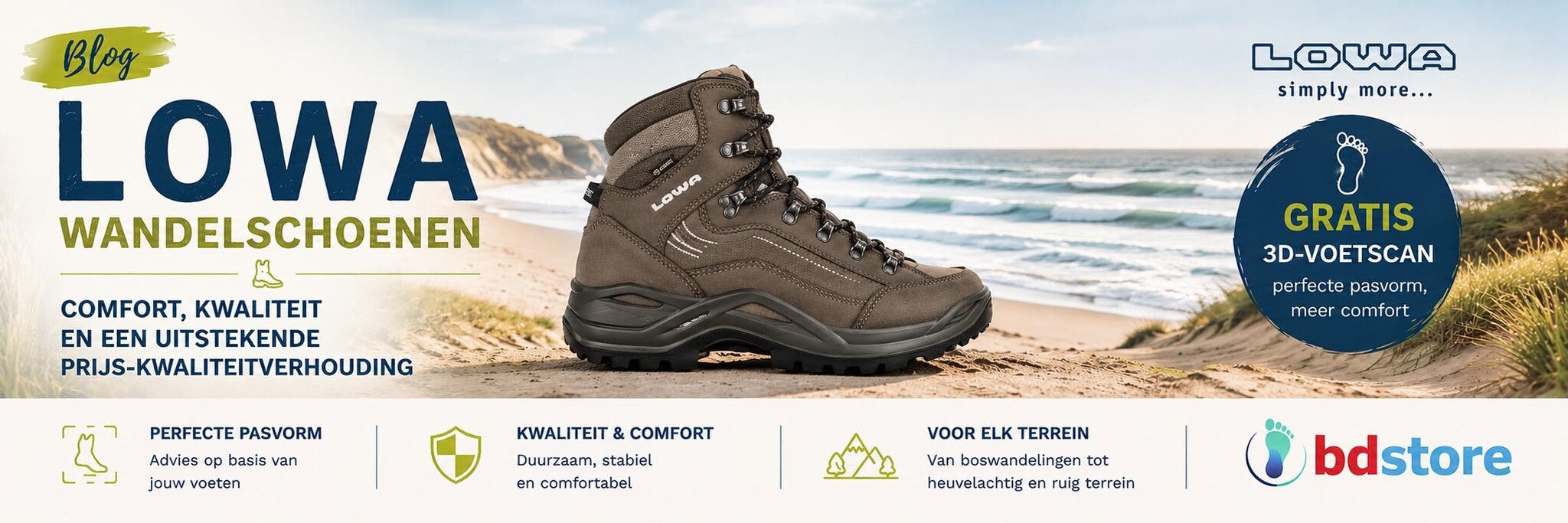 LOWA wandelschoenen: comfort & stabiliteit