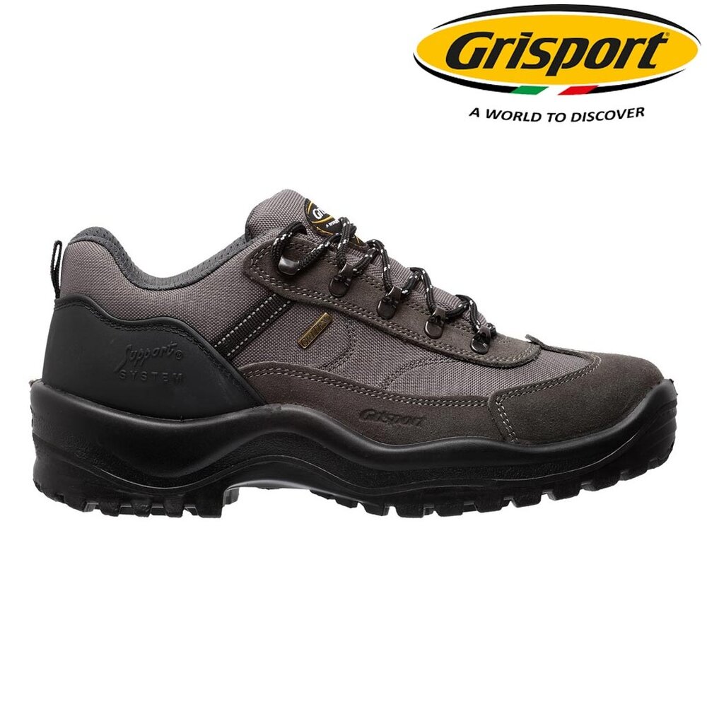 Grisport Torino Low Grijs Wandelschoenen