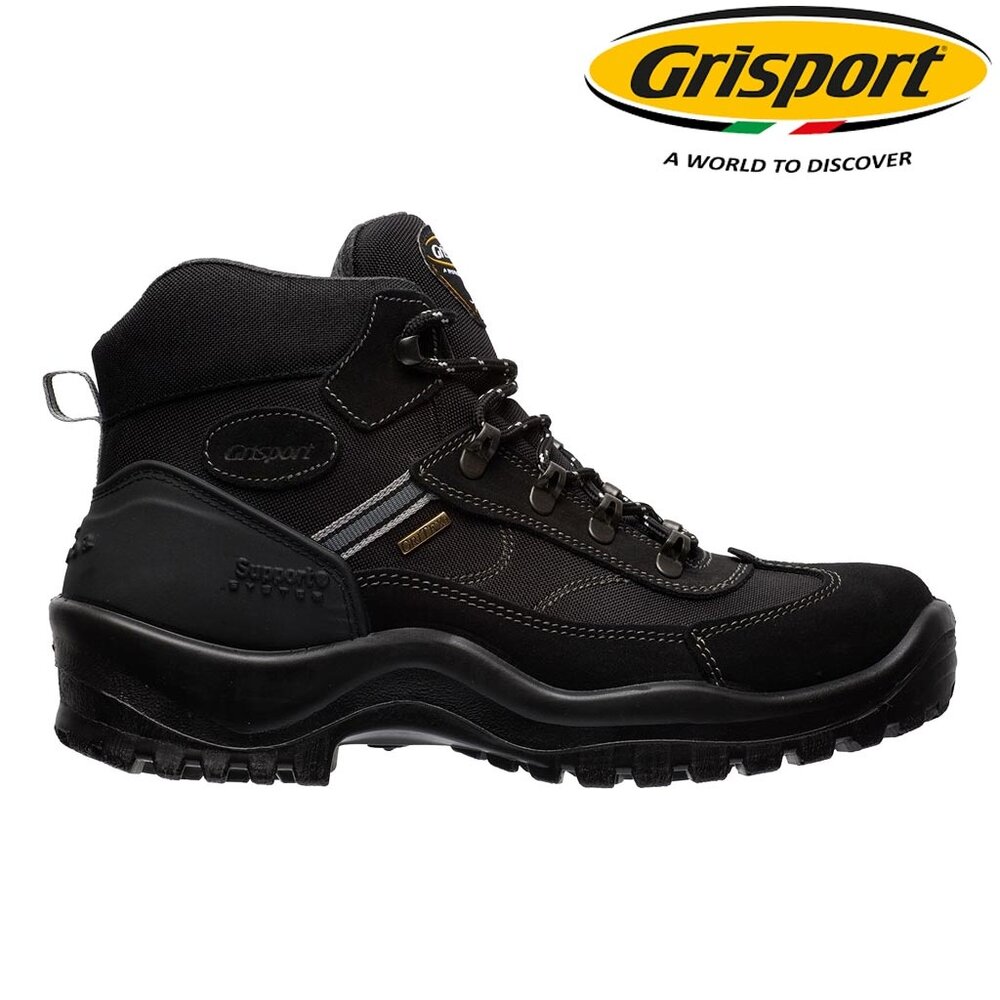 Grisport Torino Mid Zwart Wandelschoenen Grisport Torino Mid Zwart Wandelschoenen