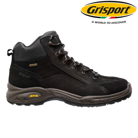 Grisport Travel Mid Zwart Wandelschoenen Grisport Travel Mid Zwart Wandelschoenen